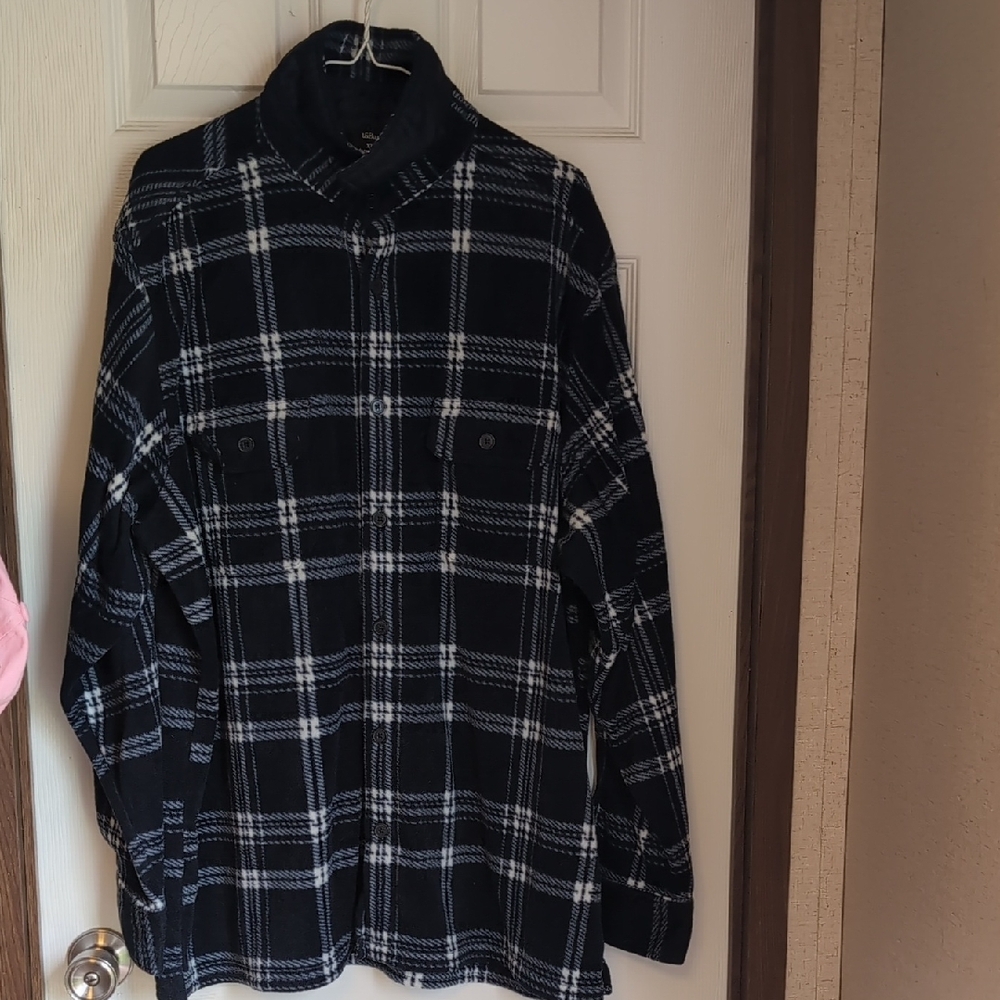 Arrow Blue and Black Lightweight Shirt Jacket
